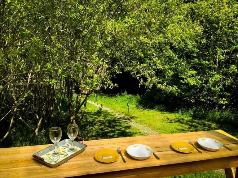 Ferienhaus The Charcoal Hut Woodland Retreat Llandovery